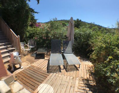 Studio indépendant rénové avec vue mer