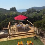 Villa Les Pins : locations de 2 chambres avec salle de bain et cuisine extérieure